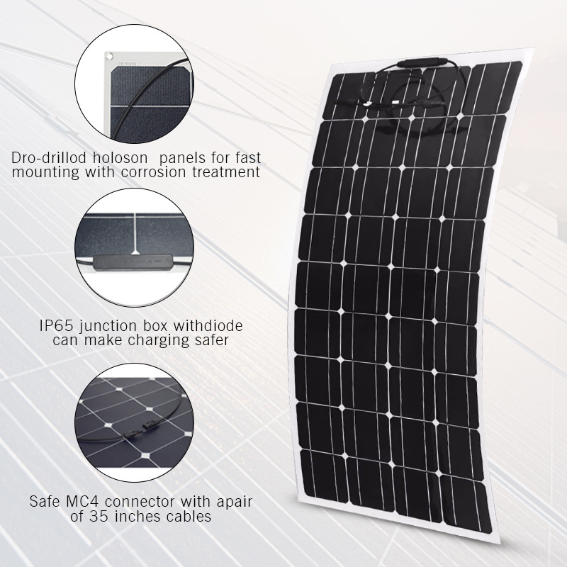 Solarplatten Placa Solar Pv Module 400w 600w Mono Panel 430w 400w 500w 450w 550w Bifacial All Black Solar Panels