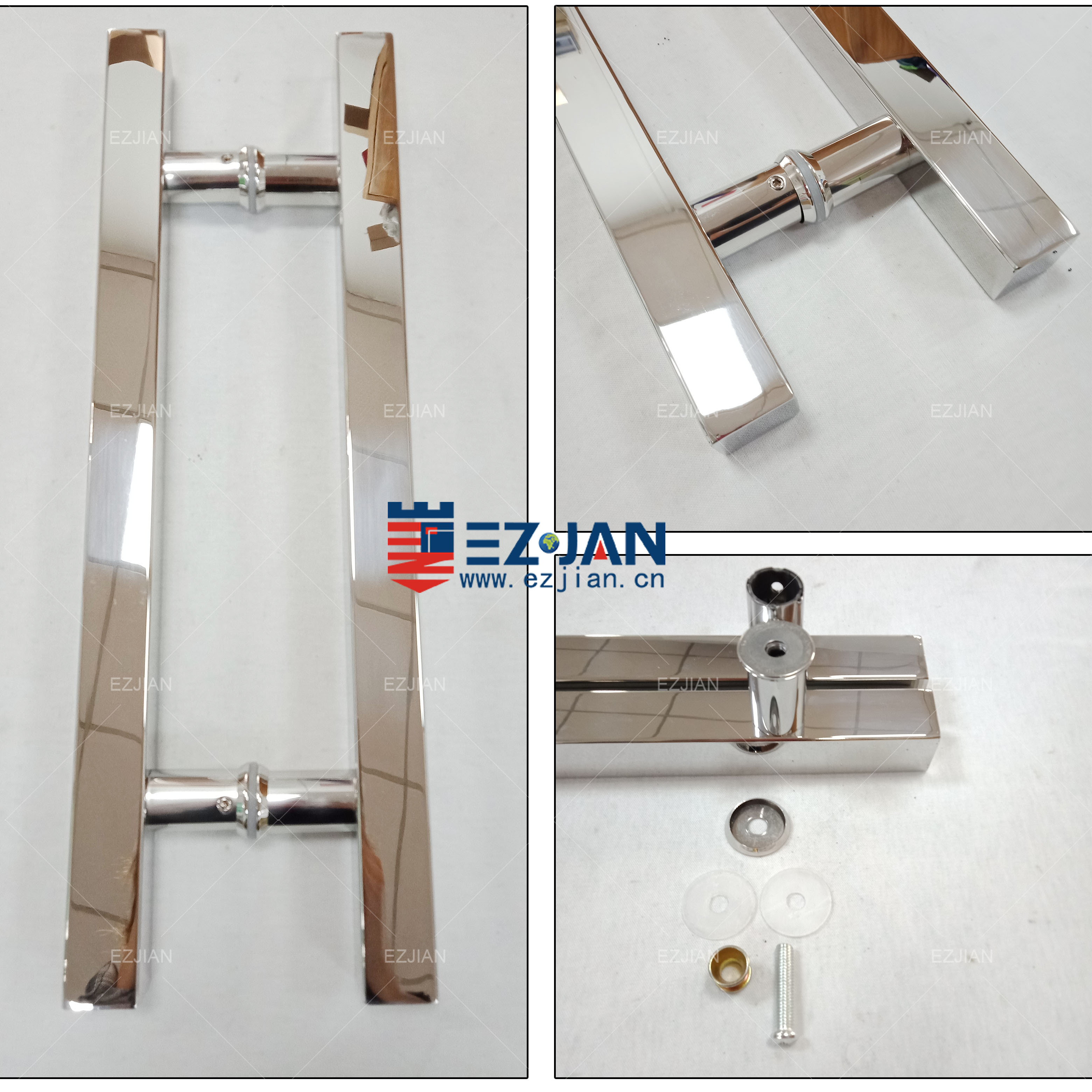 High quality glass door pull handle gate door handle