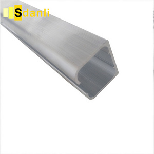 Aluminum u channel glass railing profiles for Doors and windows Frame Aluminium Profile