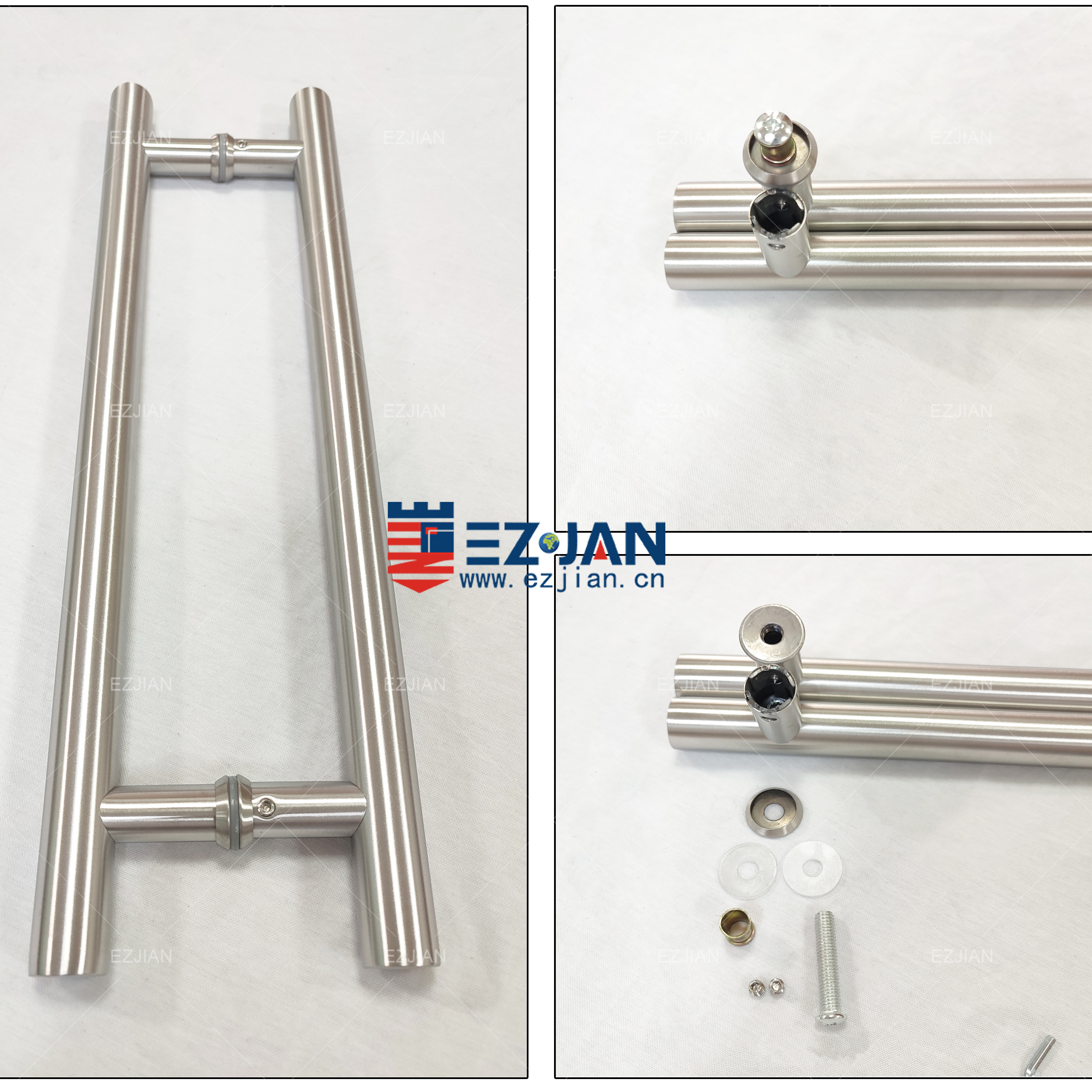 High quality glass door pull handle gate door handle