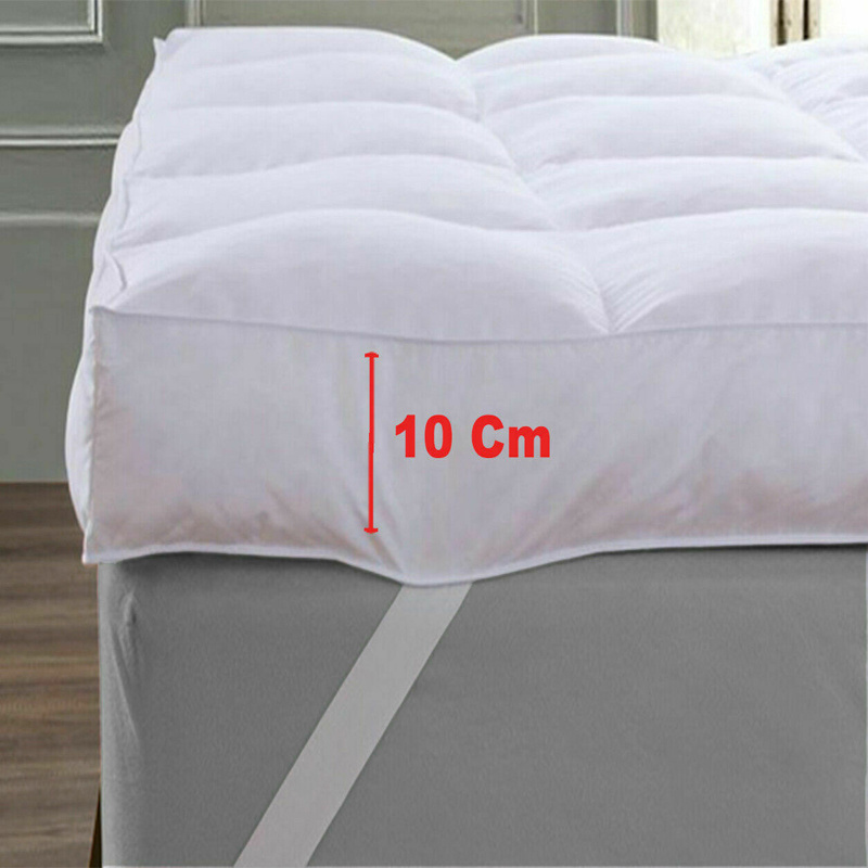 Luxury Soft Korea Single Double Queen King Mattress Topper Cover Cooling Bedbug Mattress Protector With Four Corner Elastic