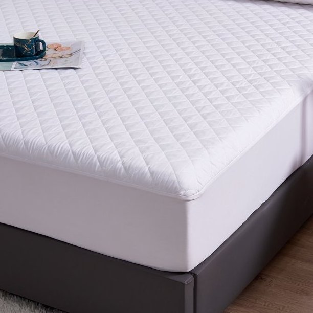 OEM&ODM Quilted Microfiber Fitted mattress Cover 100% Waterproof Mattress Protector