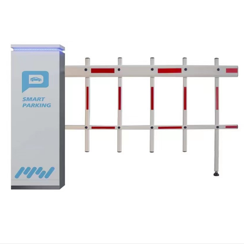 Safety Dc Motor 24V Road Car Parking   Electronic Automatic Boom Barrier Gate 1-6 meter with access control System