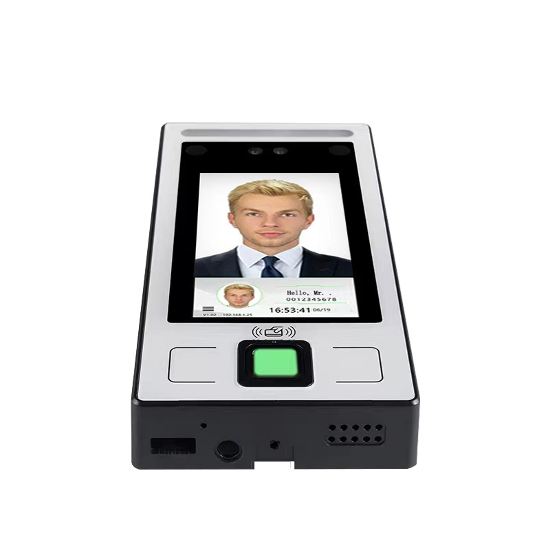 Office attendance access control facial recognition machine supports password, fingerprint, and card swiping