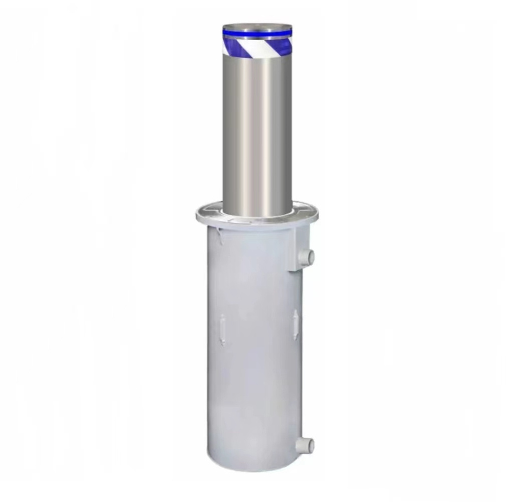 Security driveway stainless steel manual retractable car parking road bollards for driveway