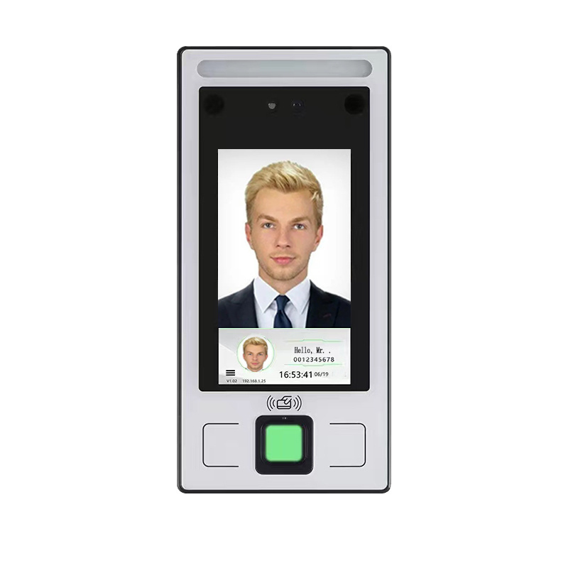 Office attendance access control facial recognition machine supports password, fingerprint, and card swiping