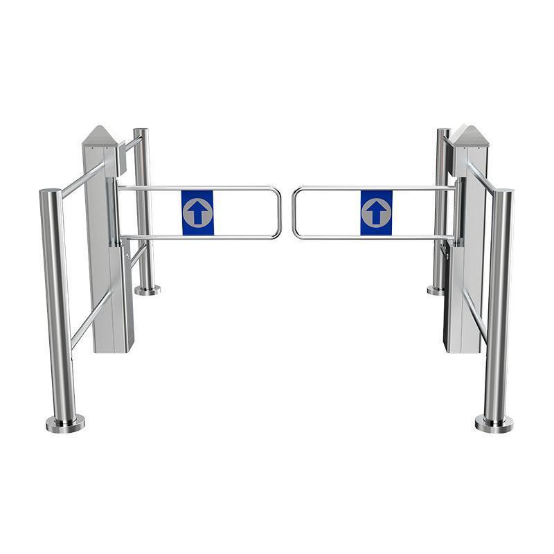 Supermarket Mechanical Automatic Pedestrian Swing Barrier Gate Swing Turnstile for Sale Supermarket Entrance Gate Barrier Gate