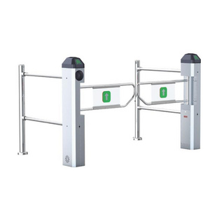 Supermarket Mechanical Automatic Pedestrian Swing Barrier Gate Swing Turnstile for Sale Supermarket Entrance Gate Barrier Gate