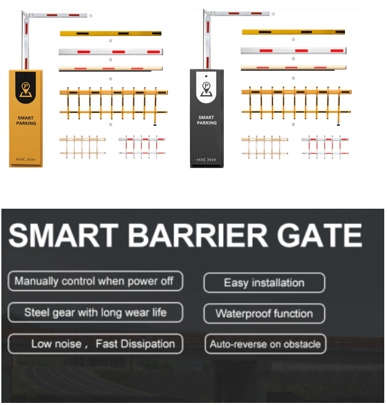 ANT road barrier gate  security door for car parking   electronic boom barrier gate for driveway