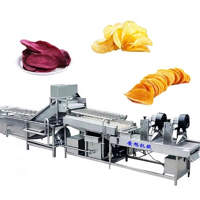 French Fries Production Line For Sale Semi Automatic Small Scale Frozen Potato Flakes Chips Processing Plant Making Machines