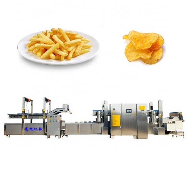 French Fries Production Line For Sale Semi Automatic Small Scale Frozen Potato Flakes Chips Processing Plant Making Machines