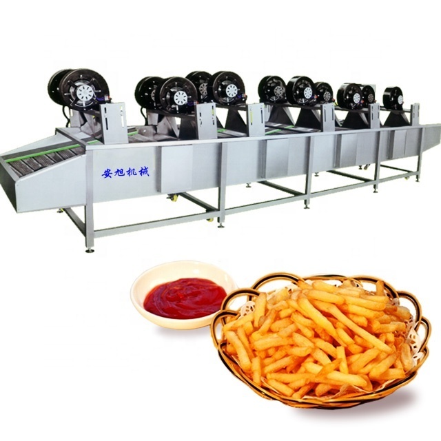 Full Automatic Frozen French Fries Fry Potato Cutter Maker Machine  Production Line Semi-automatic potato chip production line