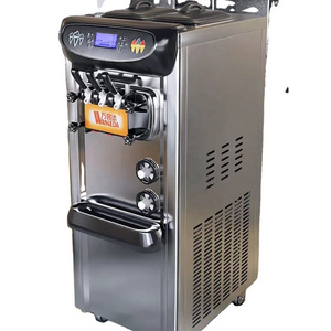 Wankeda ice cream machine commercial small vertical desktop sundae cone ice cream machine automatic ice cream machine