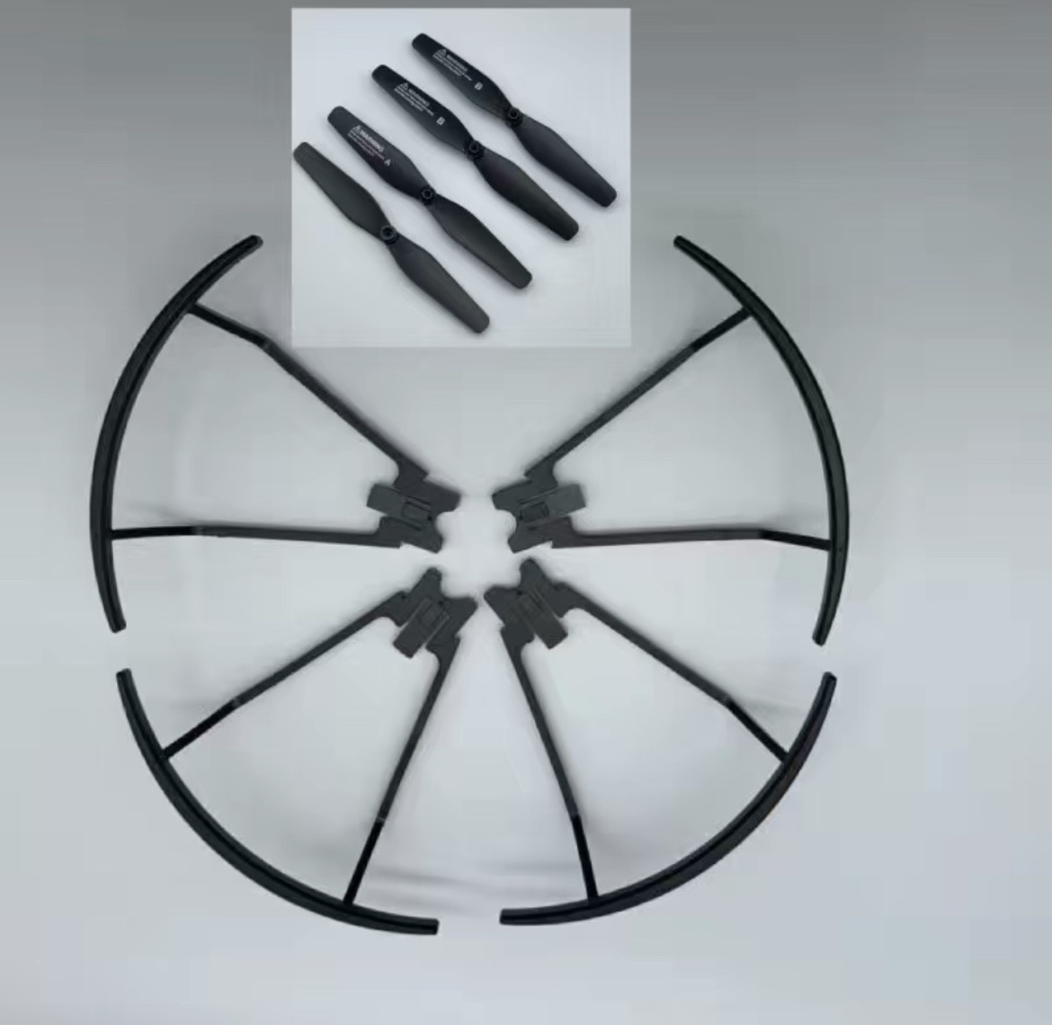 Four-axis folding aircraft propeller blade protection ring UAV blade protection frame accessories