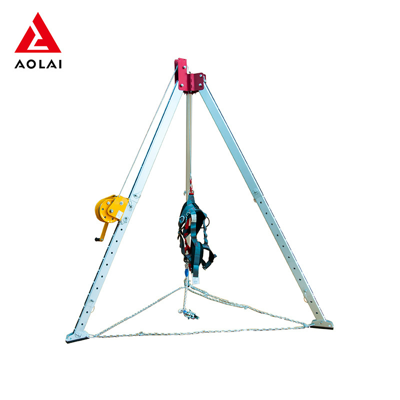 Telescopic electric tripod lifting hoist tripod Safety rescue Lifting Tripod