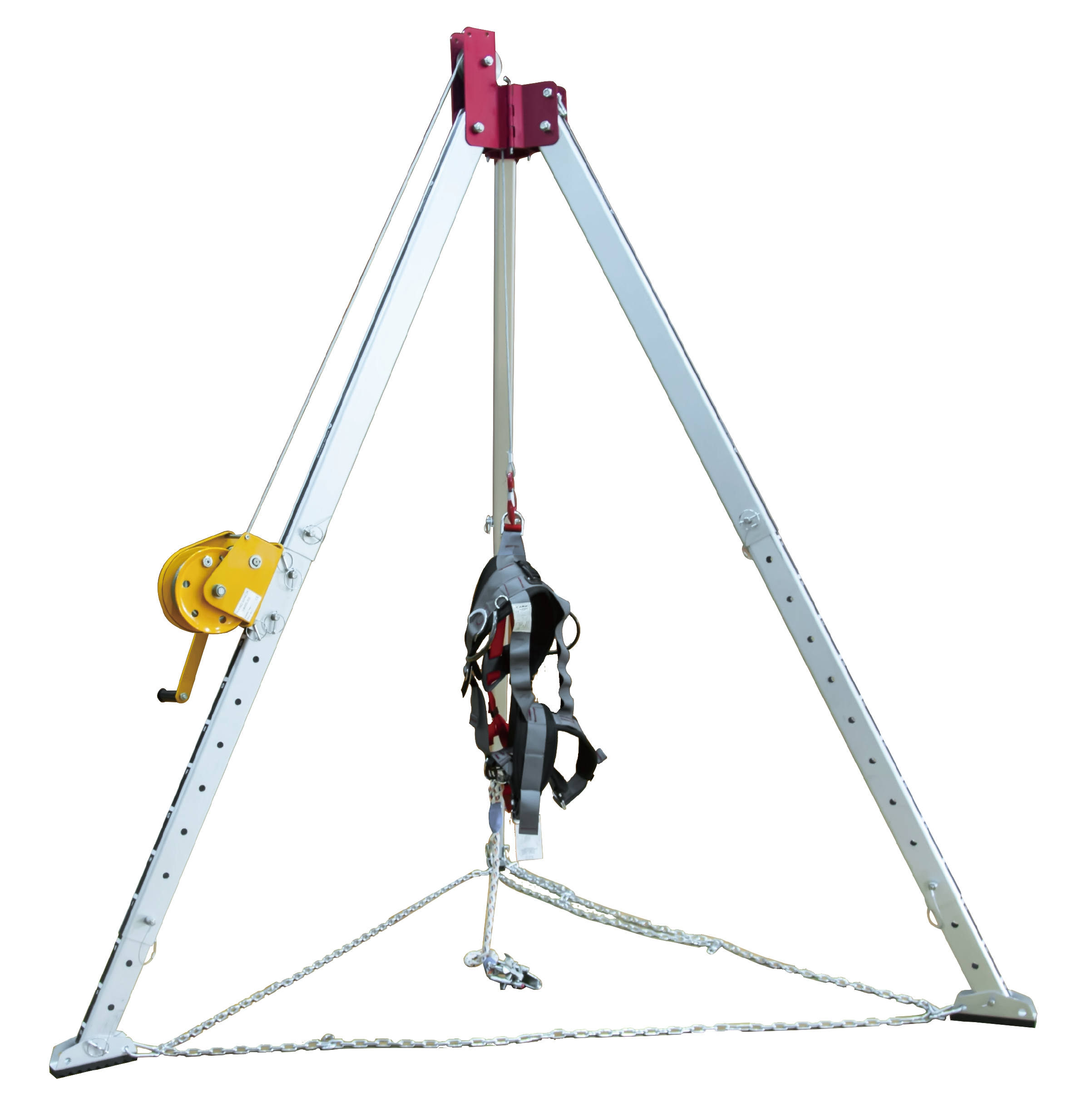 Telescopic electric tripod lifting hoist tripod Safety rescue Lifting Tripod