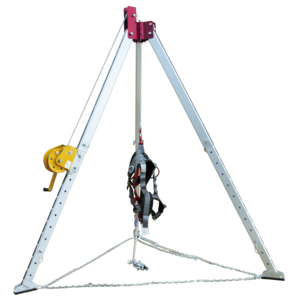 Telescopic electric tripod lifting hoist tripod Safety rescue Lifting Tripod