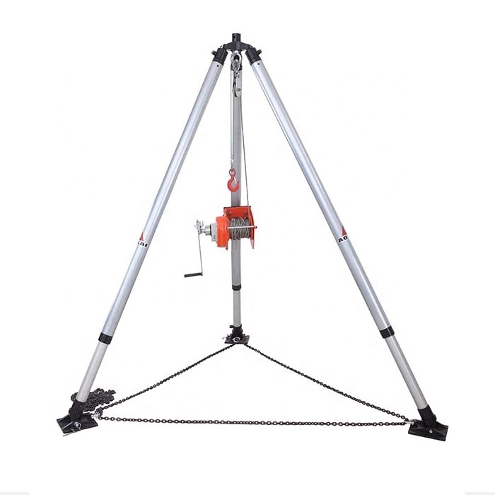 Aolai heavy lifting tool kit rescue tripod SJ500/2.2-A with hand winch