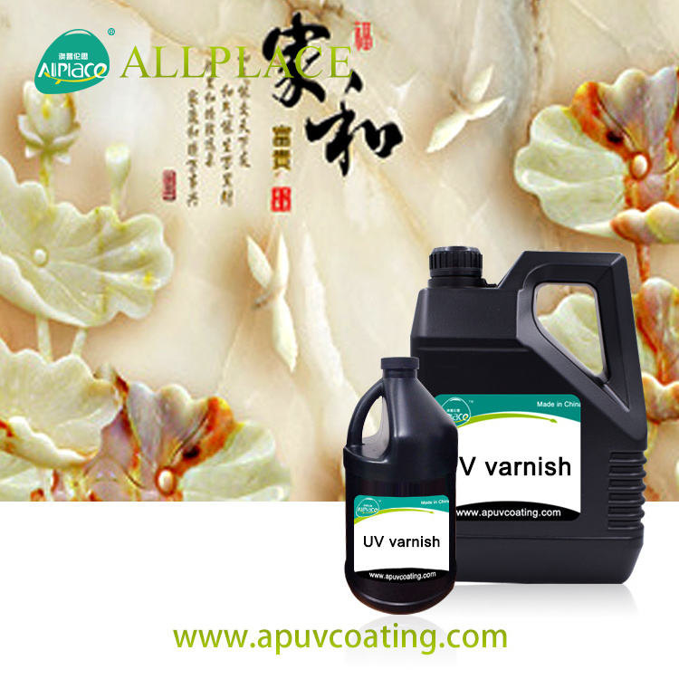 Uv Coating for 3d Printing Ceramic Tiles Protection Spray Paint for Primer and Top Coat Used Uv Varnish