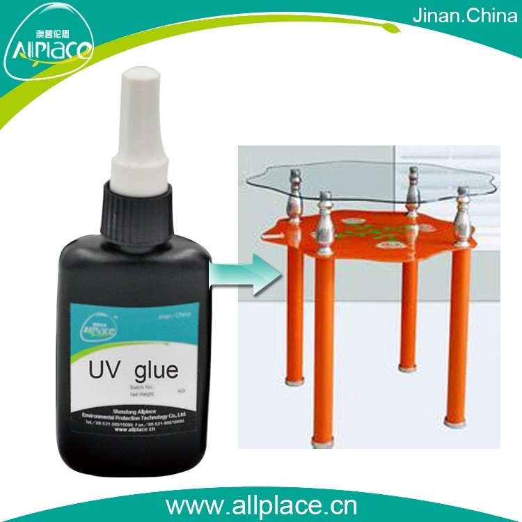 uv bonding glass to metal/glass table uv glue adhesive