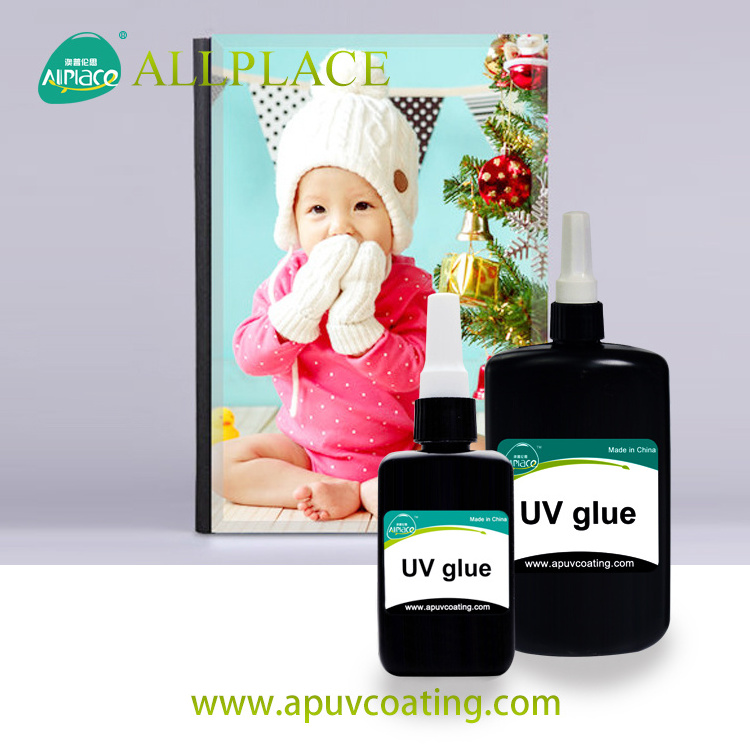 Paper Photo Bond To Glass UV Glue/UV Resin/ UV Adhesive