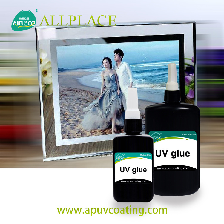 Paper Photo Bond To Glass UV Glue/UV Resin/ UV Adhesive