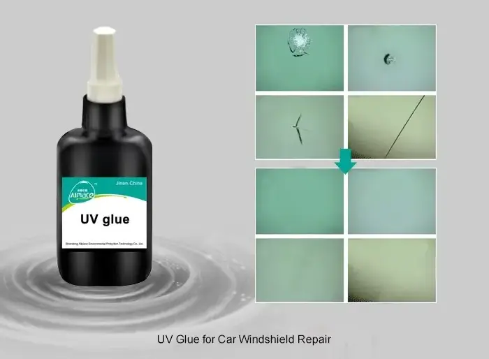 Allplace car window glass crack UV repair glue with low viscosity