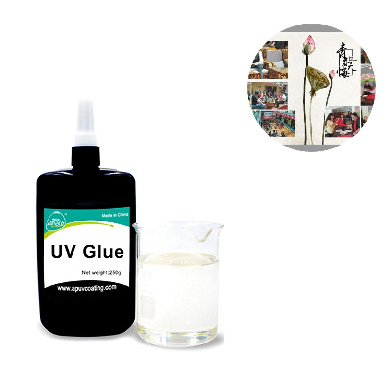 Allplace 201C 250ML Bottle UV glue for glass Crystal Photo Glass Uv Glue