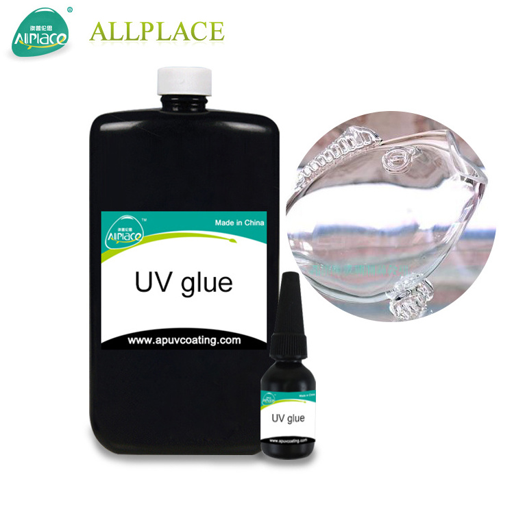 Allplace 201C 250ML Bottle UV glue for glass Crystal Photo Glass Uv Glue