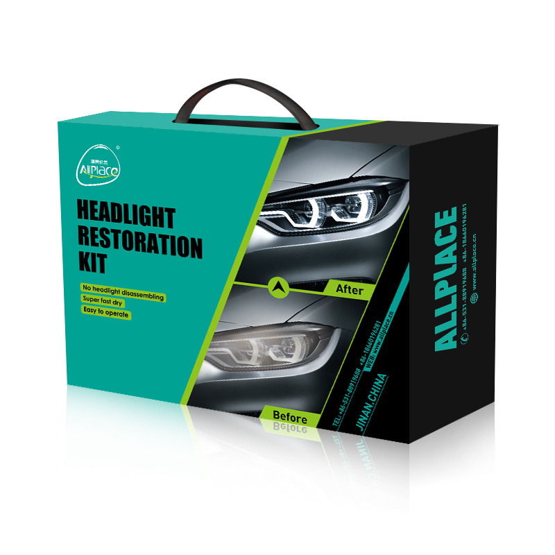 Top Quality Headlight Cleaning Restoration set High Gloss High Transparency Car PC Headlamp repair Kits Tools