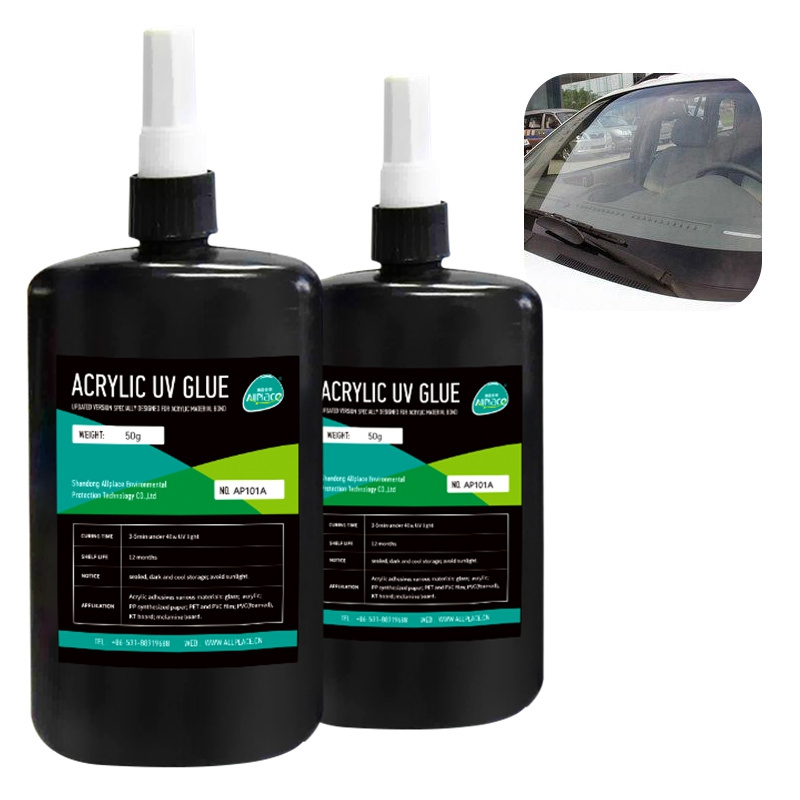 Allplace Windscreen Windshield Cracked Glass Repair Resin Car Kit Wind Glass Glue for Chip & Crack Repair