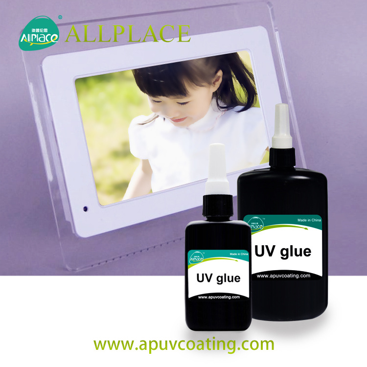 Transparent Liquidl Adhesive UV Glue For Glass to Photograph Paper