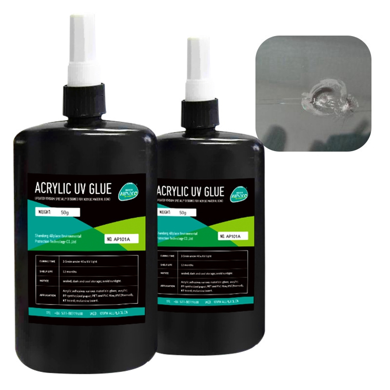 Allplace Windscreen Windshield Cracked Glass Repair Resin Car Kit Wind Glass Glue for Chip & Crack Repair