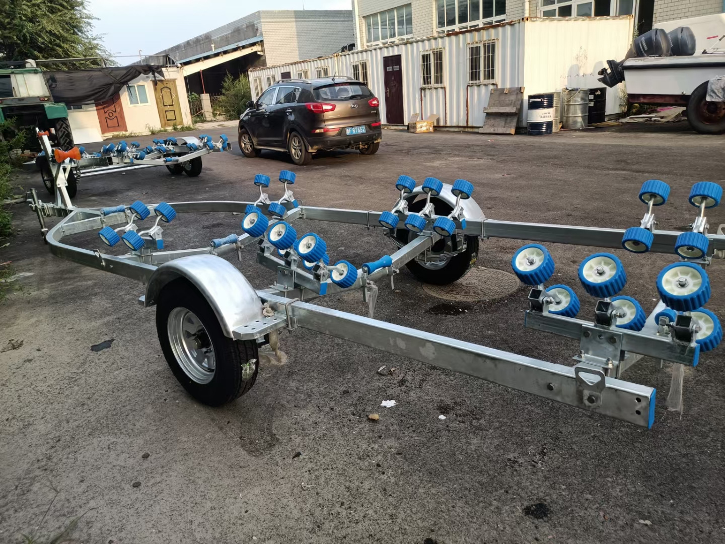 AoMai RB700 jet ski trailer galvanized jet ski trailers for sale boat trailer aluminum