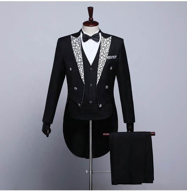 Hot sale top fabric tailor made tuxedo suits classic elegant suit for man wedding