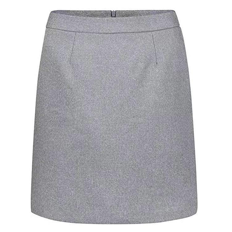 Grey Office Ladies Skirt Suits Sexy Jackets Business Slim fit suits for women