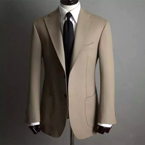 Full Canvas suit men Hand Made 100%wool suit for man costume hommes classic suit