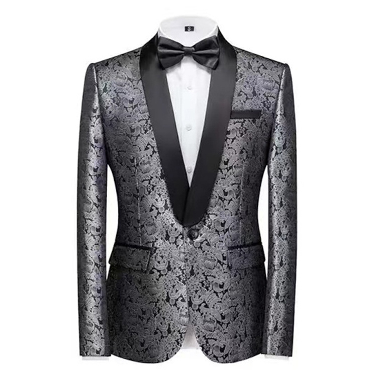 Advanced Customization Shawl Lapel Single Breasted 2 pieces business wedding men's suits & blazer