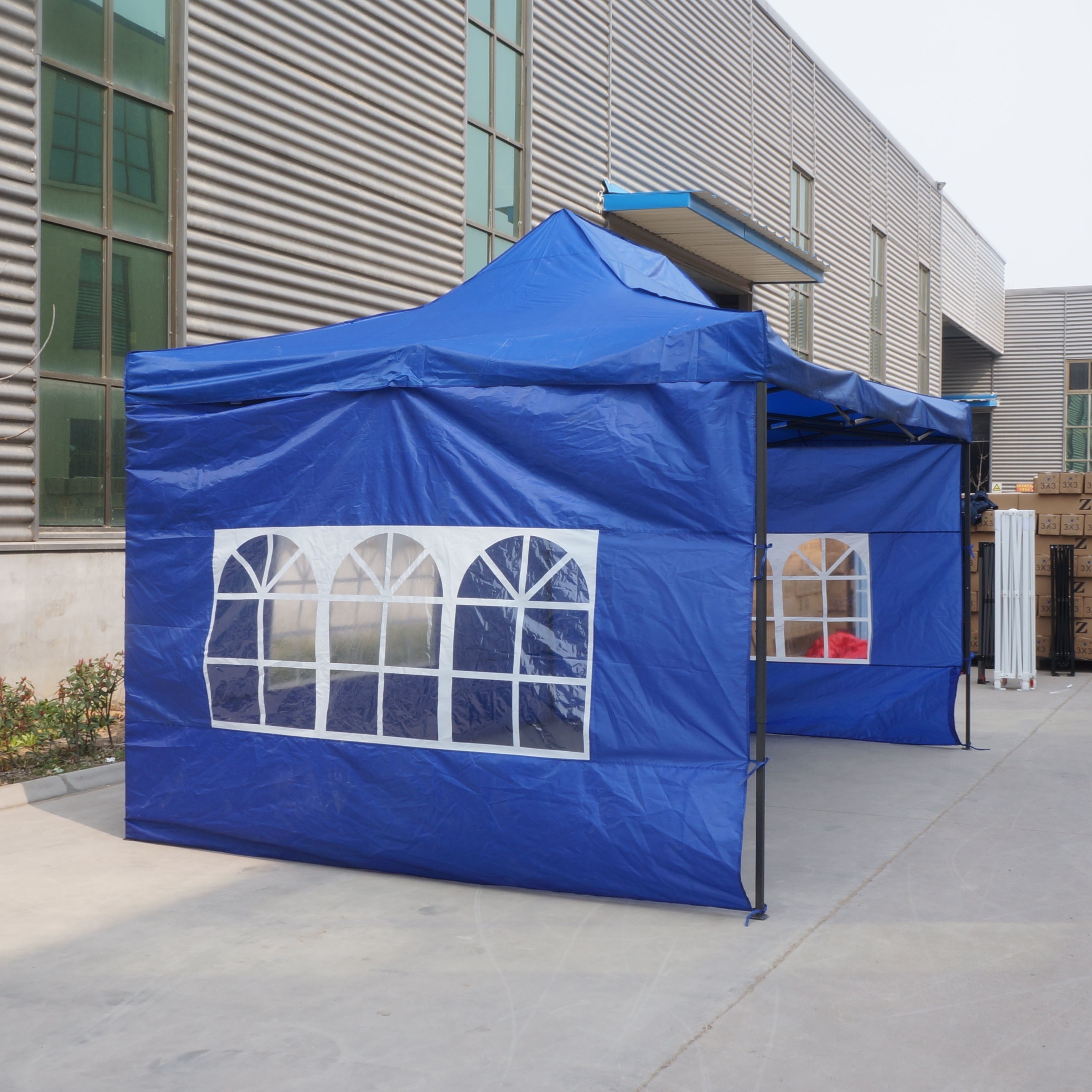 Top sponsor listing Outdoor waterproof 3x6 folding tent 3x6m pop up gazebo with 4sides and window 3x3 folding custom tent