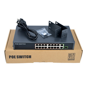 SDAPO PSE1816GSR 10/100Mbps 16 port PoE ,100Mbit + 2TP+1 SFP gigabit uplink not combo 250W 250M poe network switch