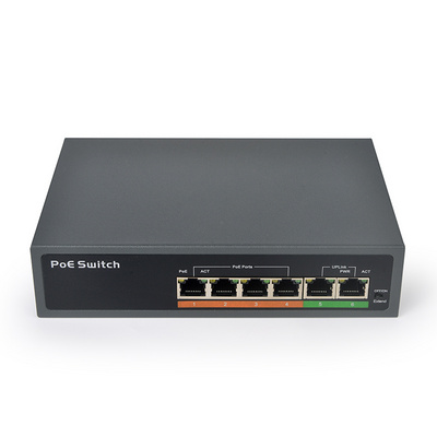 SDAPO PSE604EX V2.0 10/100Mbps 4 port power fast ethernet network poe switch for cctv security poe switch