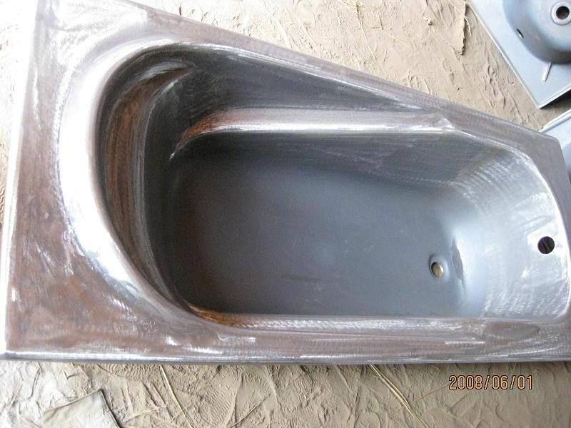 Rectangle rough cast iron bathtub no polished no enameled cast iron bathtub drop-in style for Europe market.