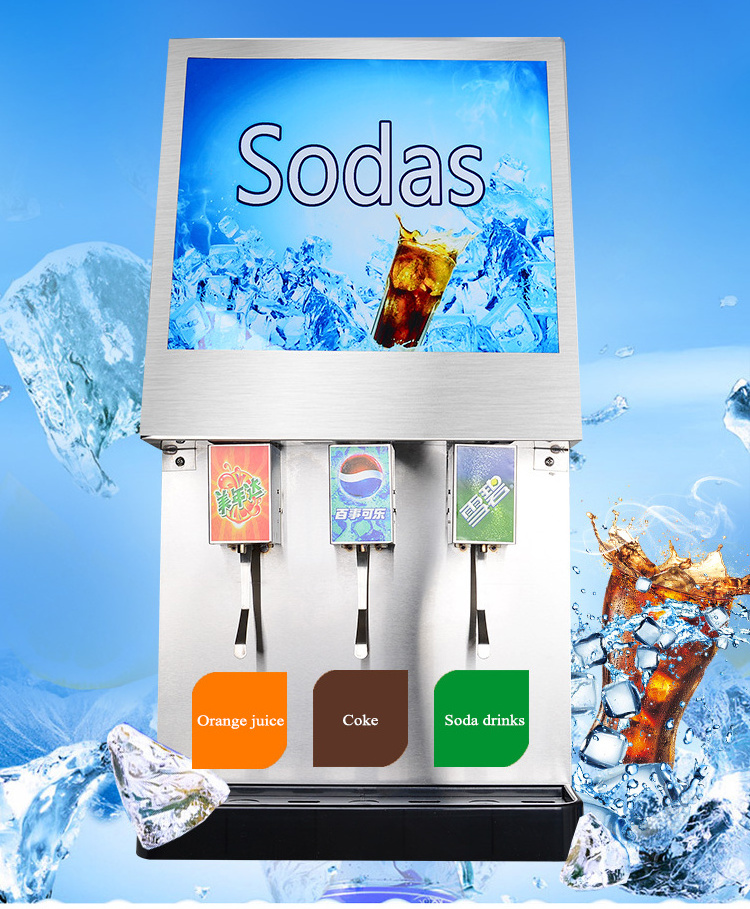 Commercial automatic cool soda dispenser machine soda fountain dispenser drinking machine