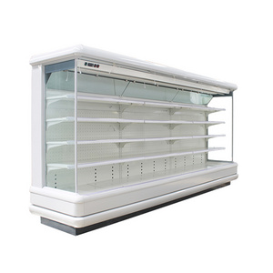 Custom Refrigerator Supermarket Fruit Display Fridge Freezer Vegetables Chiller Refrigerator With Good Quality