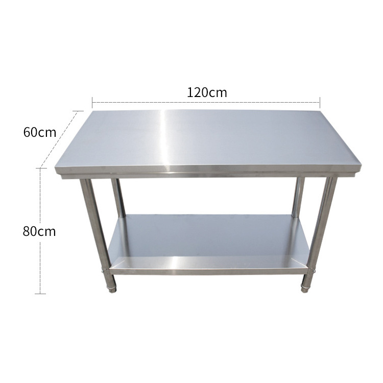 Restaurant Hotel Equipment Supplies Stainless Steel Folding Work Table Catering Table