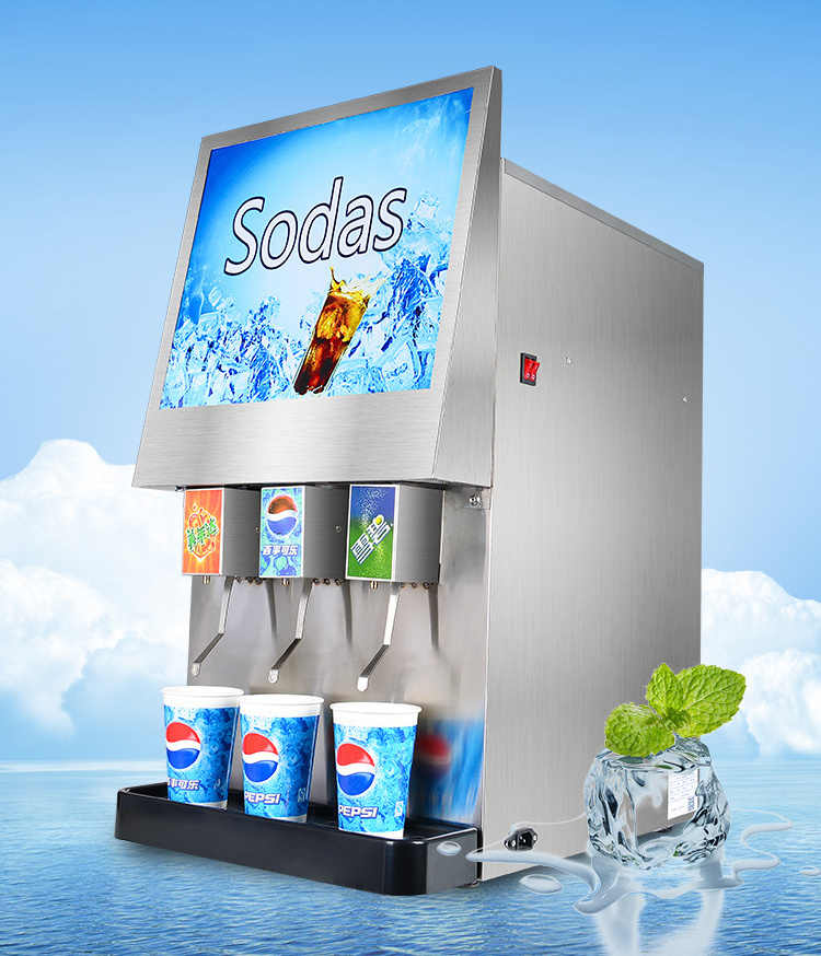 Commercial automatic cool soda dispenser machine soda fountain dispenser drinking machine