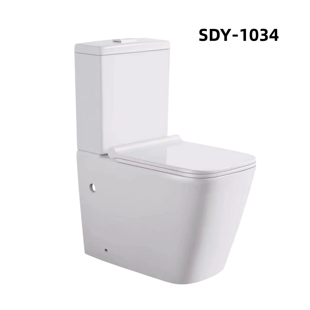 SDAYI ceramic toto toilet sanitary ware black color wc toilet bowl bathroom color  japanese rimless   two piece wc toilet