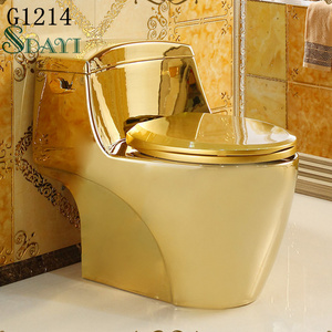 ceramic color toilet gold plated toilet set bathroom golden dragon wc toto toilet