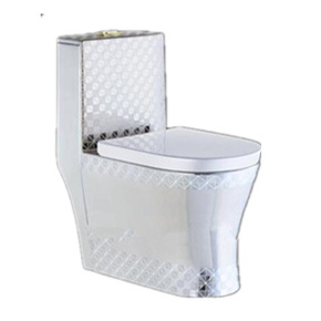 Bathroom golden color wc toilet gold toilet for sale