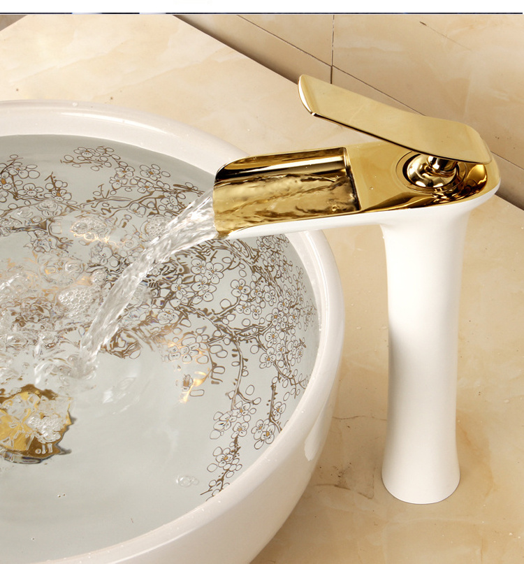 SDAYI sanitary ware Gold color basin mixer bathroom sink faucet  water tap basin tap faucet